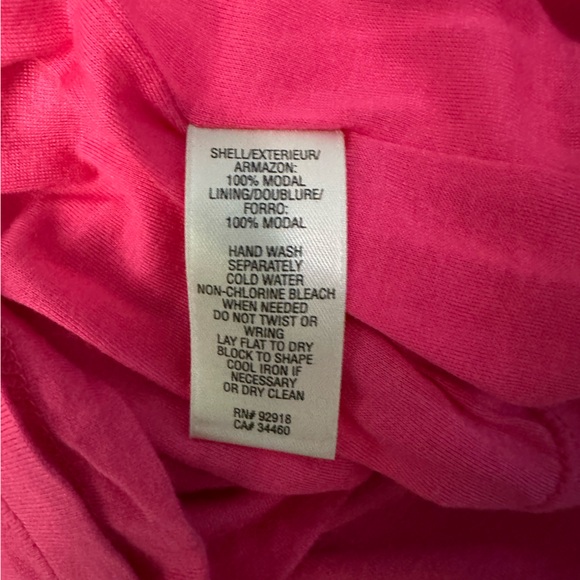 Juicy Couture Hot Pink Strapless Elastic Tube Top Mini Dress Ruffle Skirt Medium - Picture 6 of 7